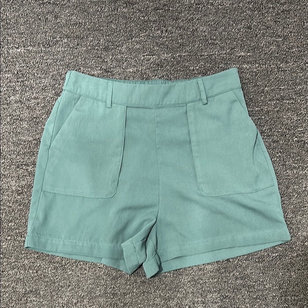 A New Day High Waist Green Shorts